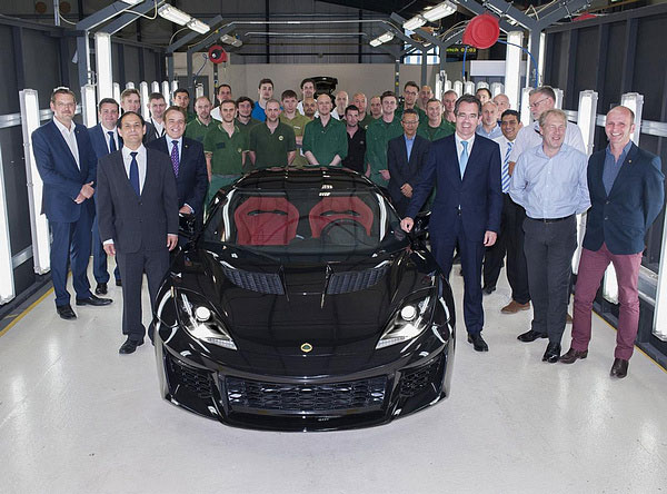 Lotus Evora 400 車型正式投入生產階段1